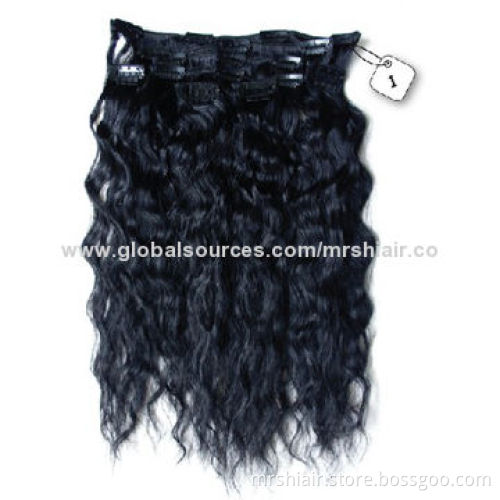 24-inch best quality Peruvian Virgin Clip In Hair